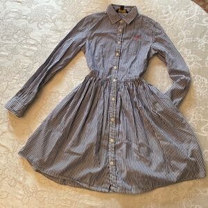 WOMEN’S RALPH LAUREN SIZS 12 POLO SKIRT LENGTH DRESS WITH POCKET NEW